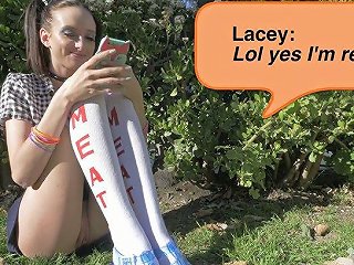 Slutty Teen Lacey Is Fucked In Her Butt Hole Before Messy Facial Scene