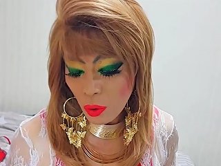 Sissy Niclo Sexy Makeup Green Eye Makeup Shemale Porn Cd