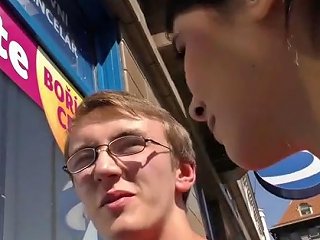 Hunt4k Slim Brunette Fucked By Guy In Front Of Her Nerdy