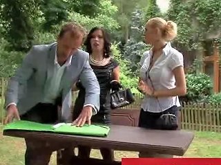 Rich Couple Banging The Real State Agent Lady Free Porn 40