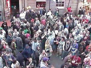 Group Of Babes Flash Their Tits For Beads At Mardi Gras