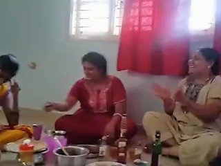 Village Aunties Drinking Wine And Shows Her Boobs Hd Porn Video 151