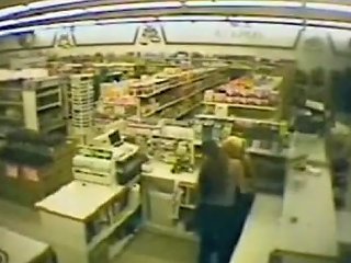 Security Cam Catches Lesbian Clerks In Action