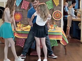 Step Sis And Teen Friend Sneak Fuck At Cinco De Mayo Party S2 E5 Txxx Com